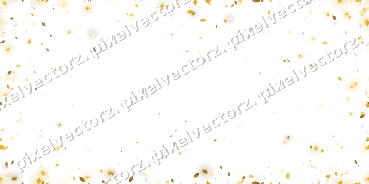 Nahtlose Glitzervignette auf transparentem Grund