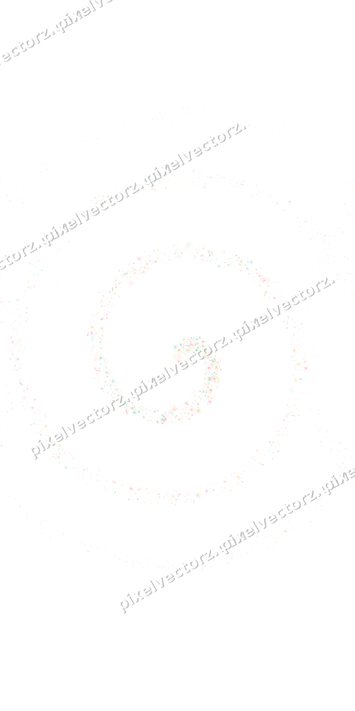 Seamless glitter spiral in pale pink on a transparent background