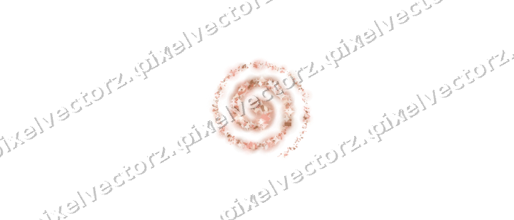 Nahtlose Glitzerspirale in Orange und Rot auf transparentem Grund