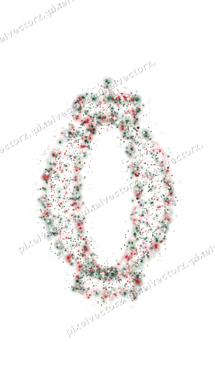 Seamless glitter lantern in dark green on a transparent background