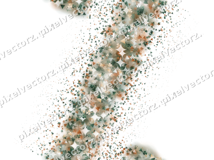 Seamless glitter band in dark green on a transparent background