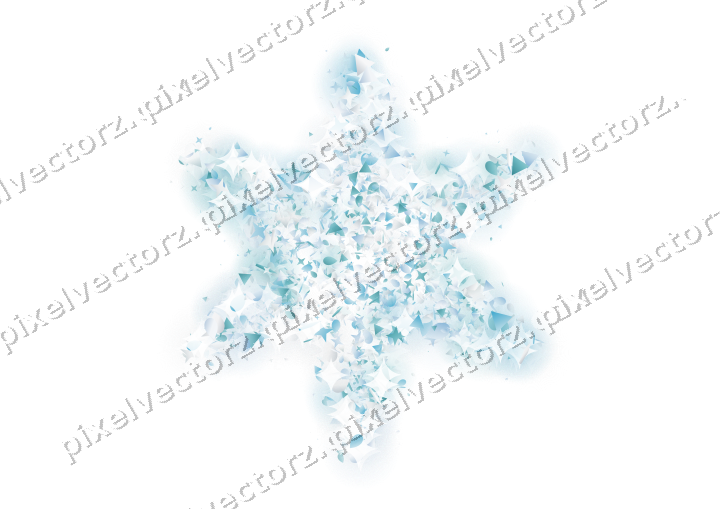 Seamless glitter star of stars and eggs on a transparent background