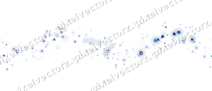 Nahtlose Glitzerwelle in Blau und Türkis auf transparentem Grund