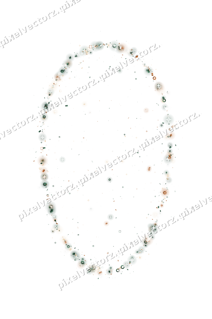 Seamless glitter easter egg in dark green on a transparent background