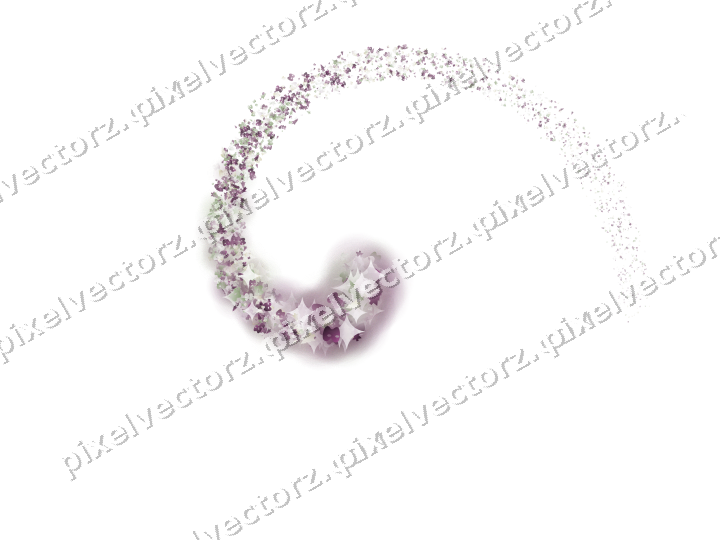 Seamless glitter spiral in dark magenta on a transparent background