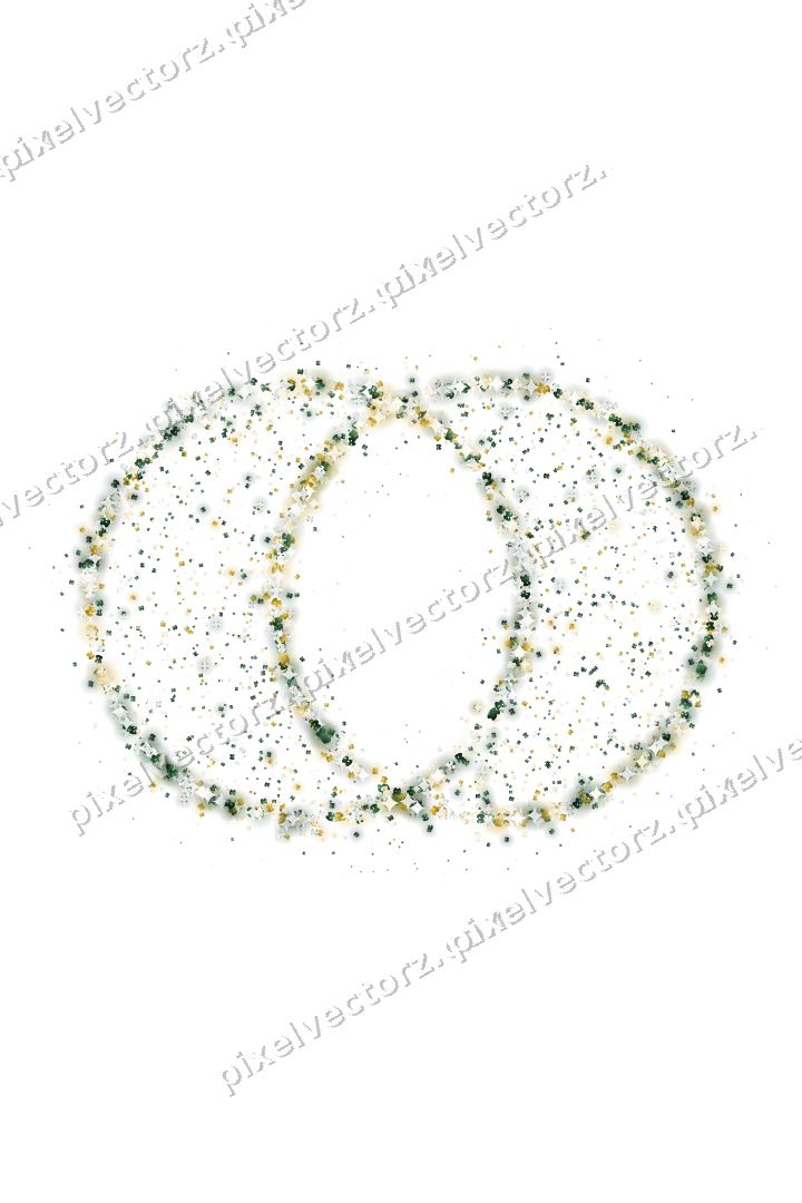 Seamless glitter wedding rings of masks on a transparent background