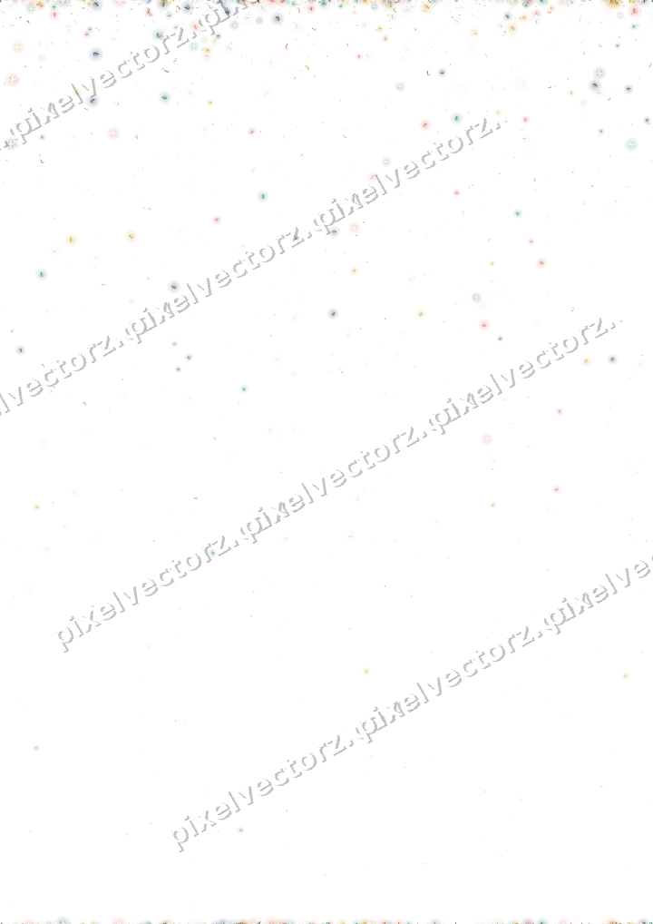 Seamless falling glitter of candy canes on a transparent background