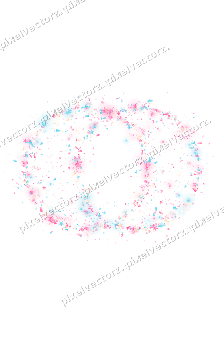 Seamless glitter wedding rings in pink on a transparent background