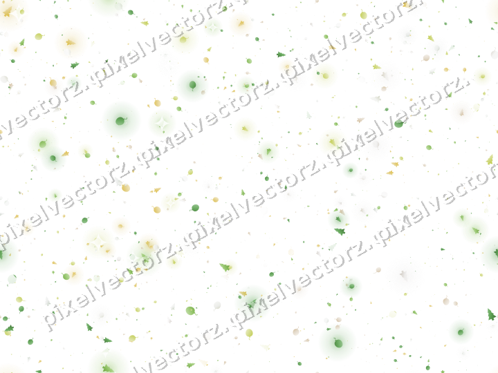 Seamless glitter scatter in lime on a transparent background