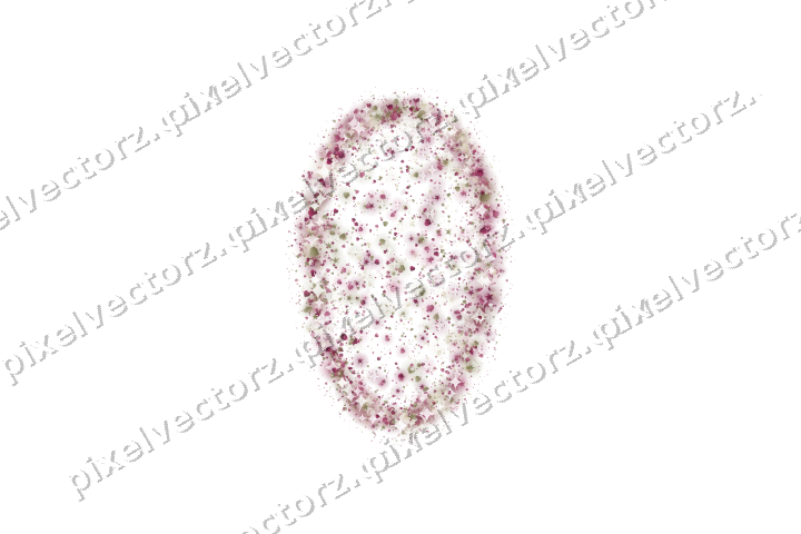 Seamless glitter easter egg in dark pink on a transparent background