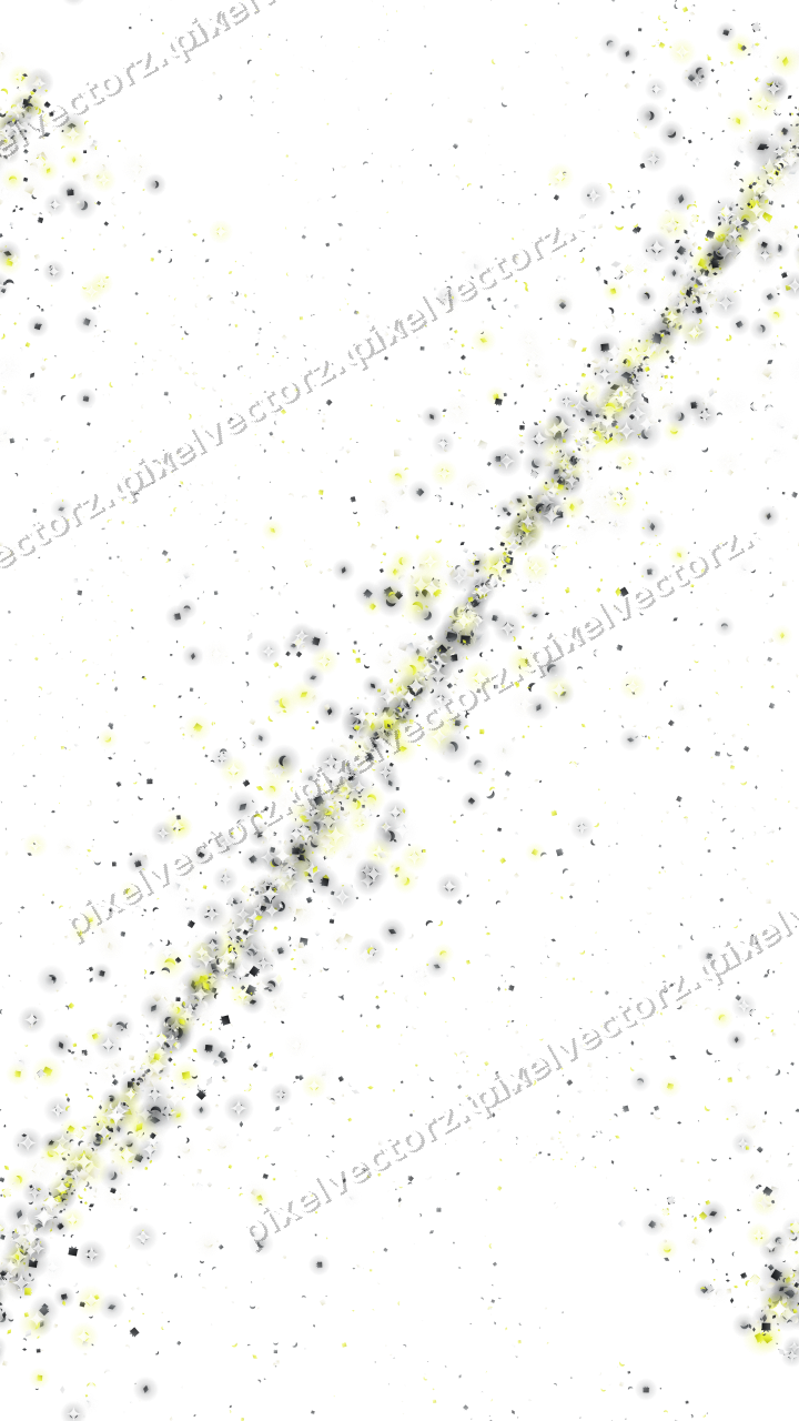 Seamless glitter band in yellow and grey on a transparent background
