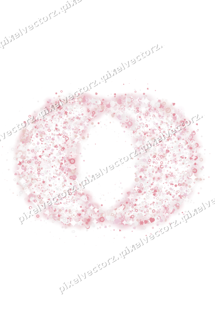 Seamless glitter wedding rings on a transparent background