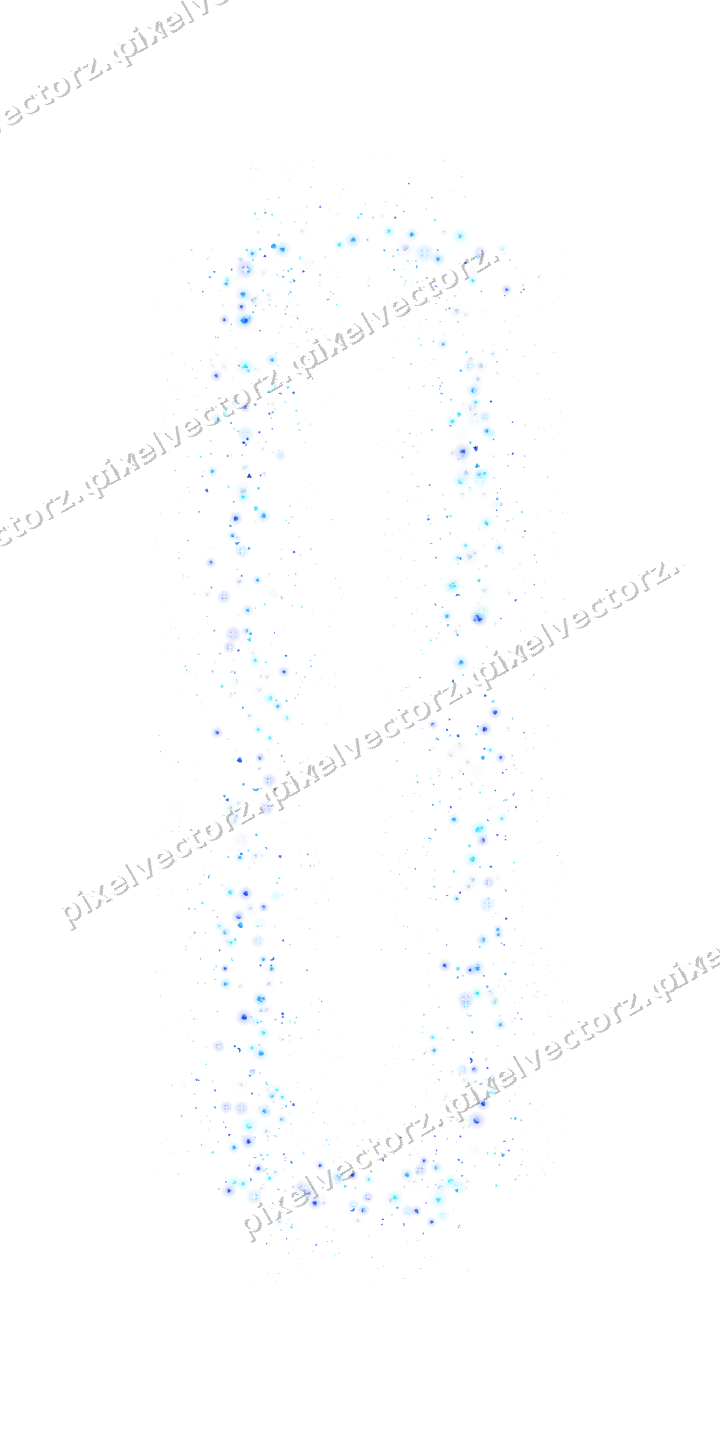 Seamless glitter frame of hearts and bells on a transparent background