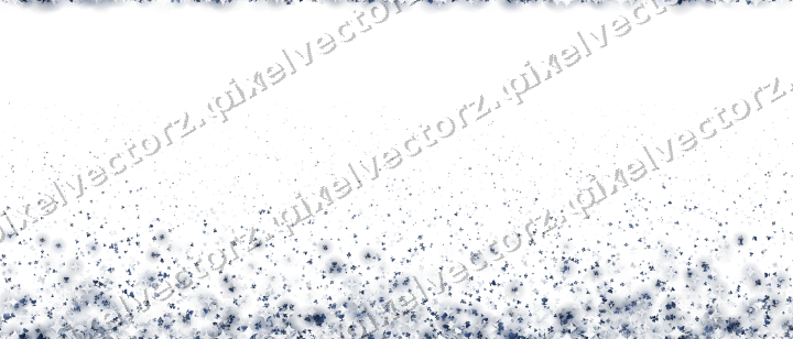 Seamless rising glitter in dark blue on a transparent background