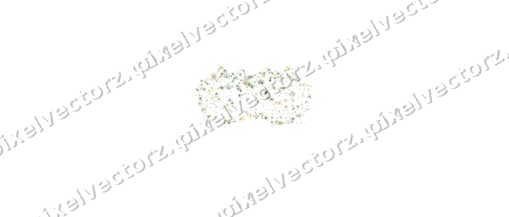Seamless glitter carnival mask on a transparent background