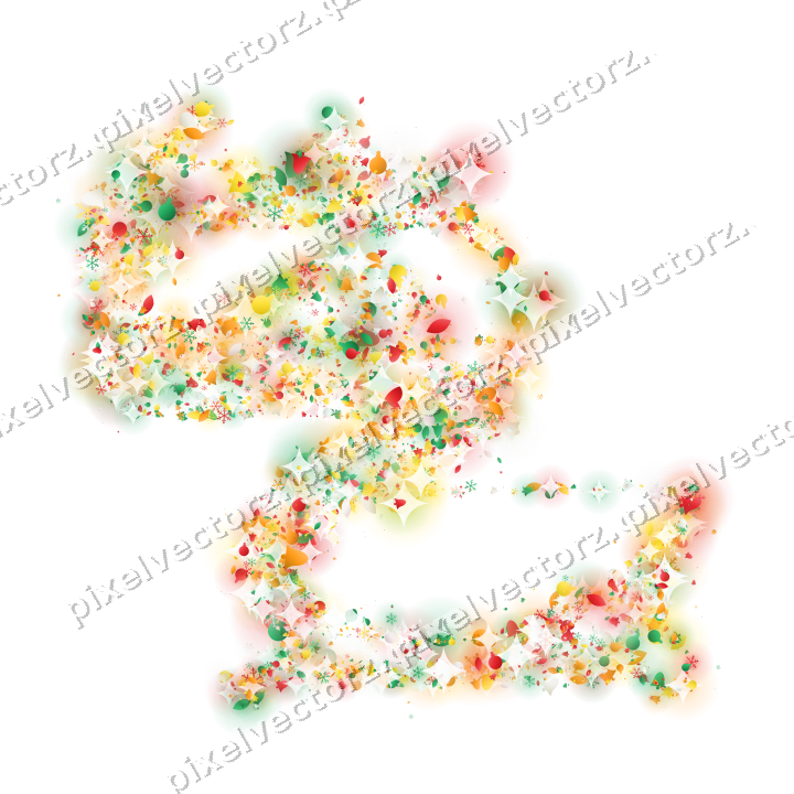 Seamless glitter dragon in red and orange on a transparent background