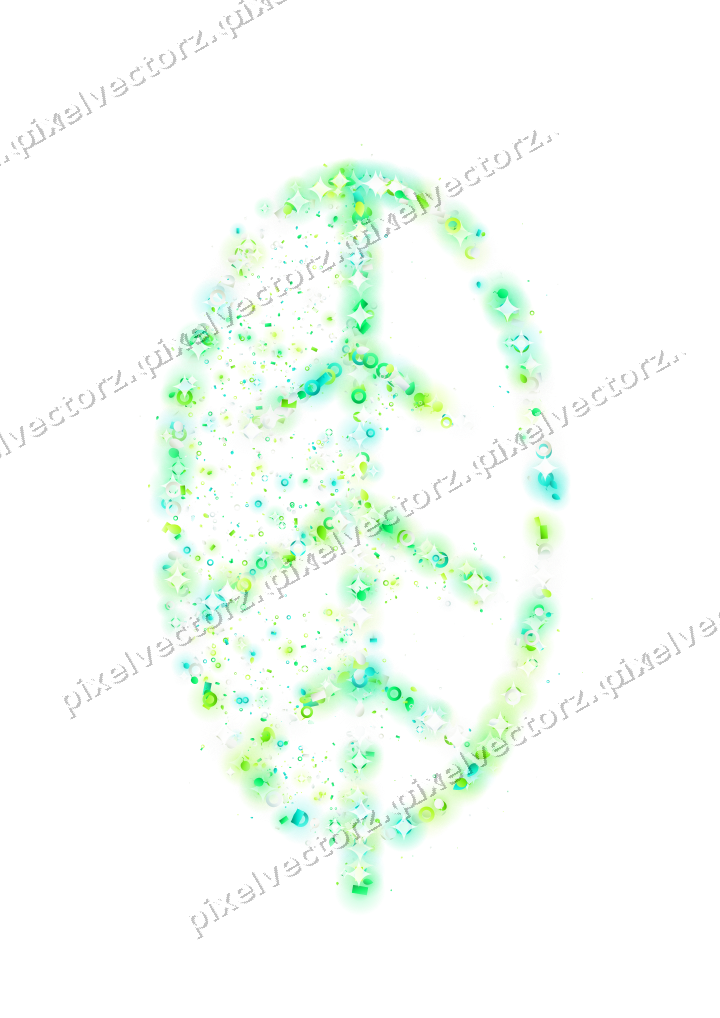 Seamless glitter leaf of eggs and balloons on a transparent background