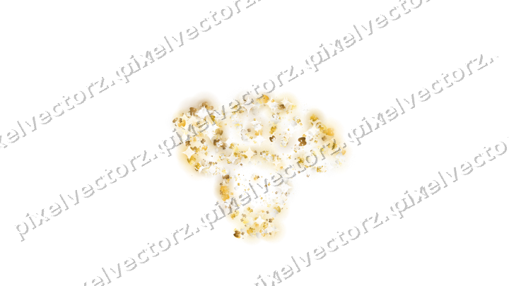 Seamless glitter turkey of masks on a transparent background