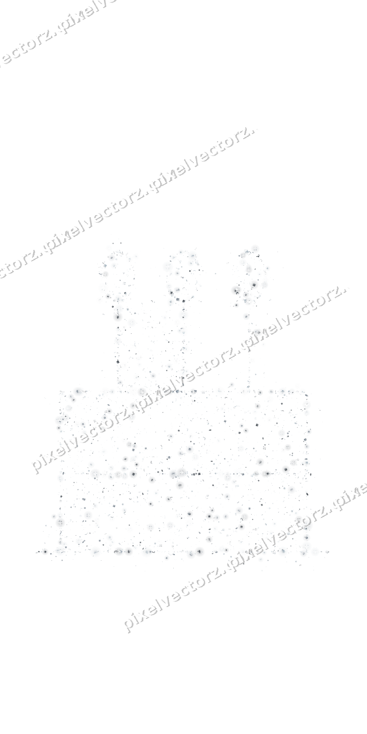 Seamless glitter birthday cake on a transparent background