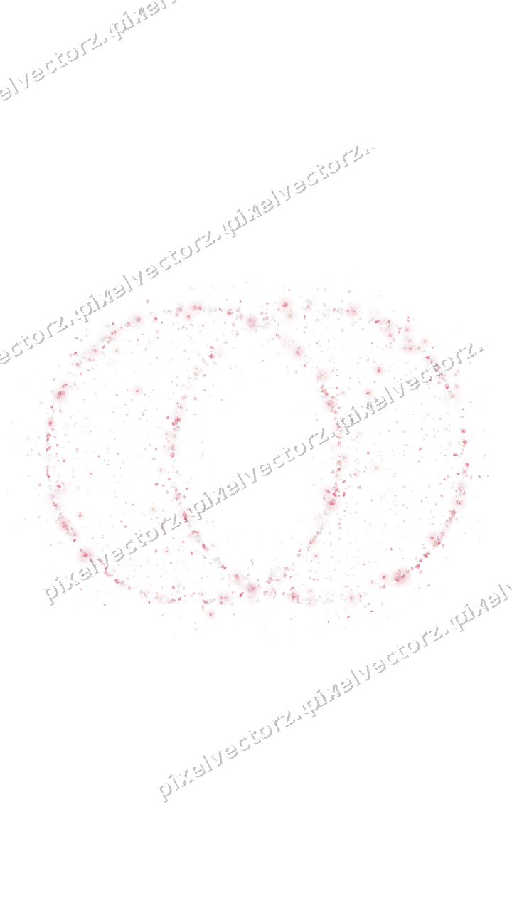 Seamless glitter wedding rings on a transparent background