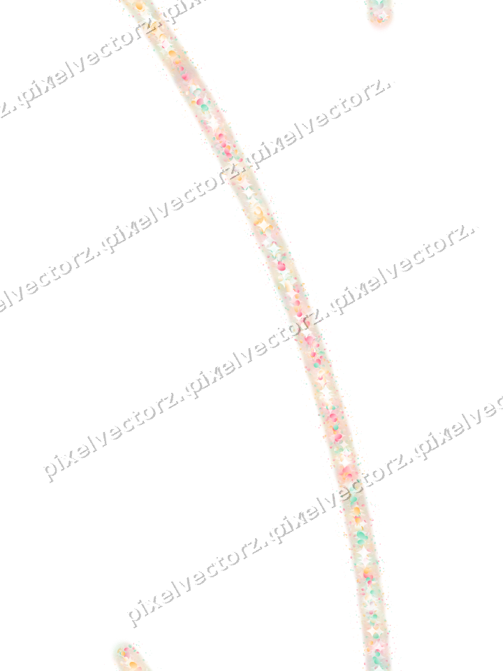 Seamless glitter arc in pale pink on a transparent background