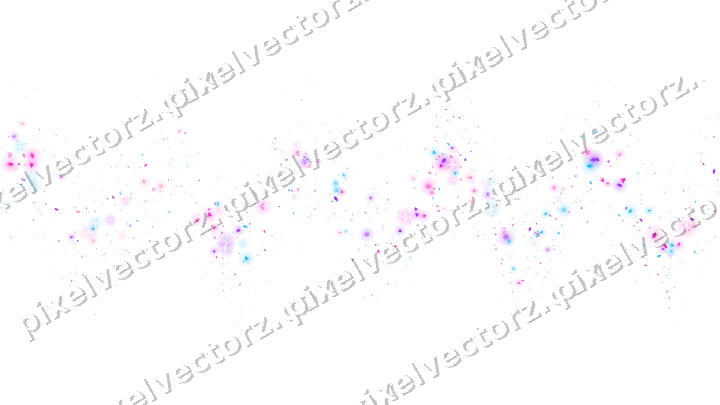 Seamless glitter wave in magenta on a transparent background