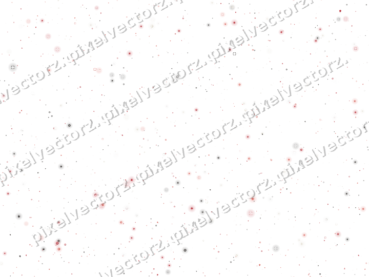 Seamless glitter scatter in red on a transparent background