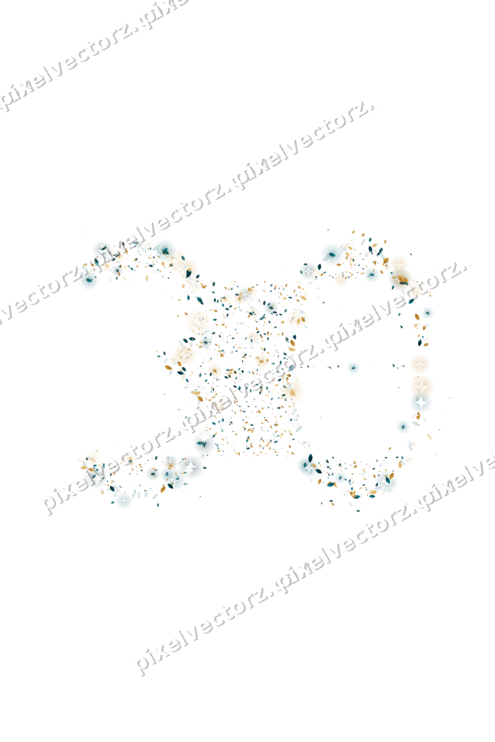 Seamless glitter number 30 of droplets on a transparent background