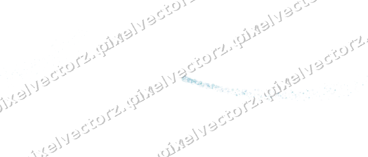 Seamless star trail of gifts and shamrocks on a transparent background