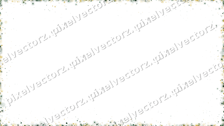 Seamless glitter border in dark green on a transparent background