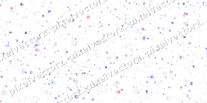 Seamless glitter scatter in purple on a transparent background