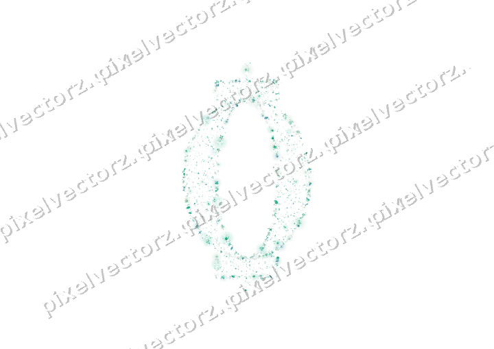 Seamless glitter lantern in green and teal on a transparent background