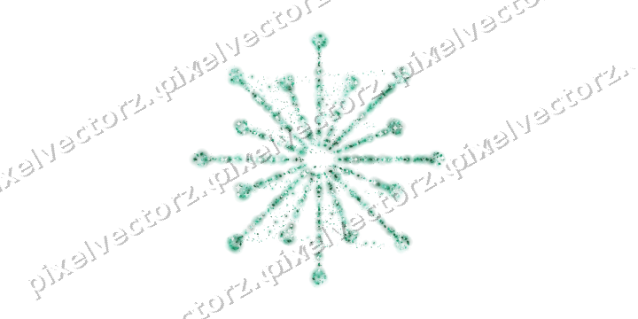 Seamless glitter firework on a transparent background