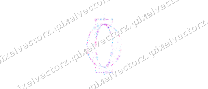 Seamless glitter lantern in magenta on a transparent background