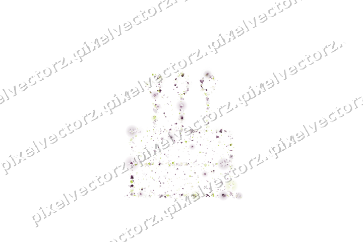Seamless glitter birthday cake on a transparent background