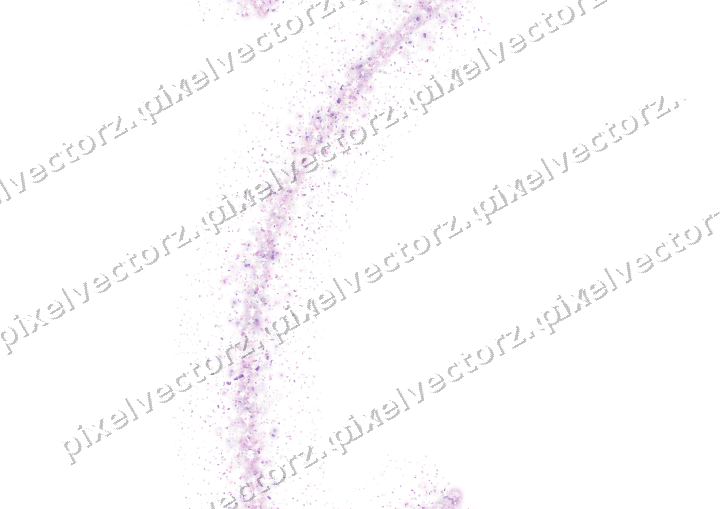 Seamless glitter arc in magenta and purple on a transparent background