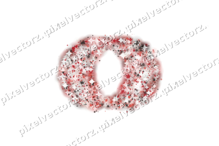 Seamless glitter wedding rings in red on a transparent background