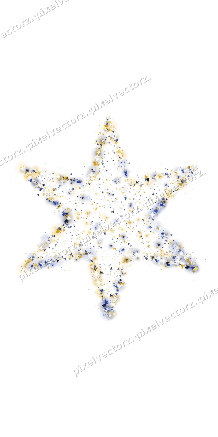 Seamless glitter star of champagne coupes on a transparent background