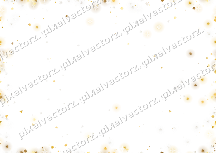 Nahtlose Glitzervignette auf transparentem Grund
