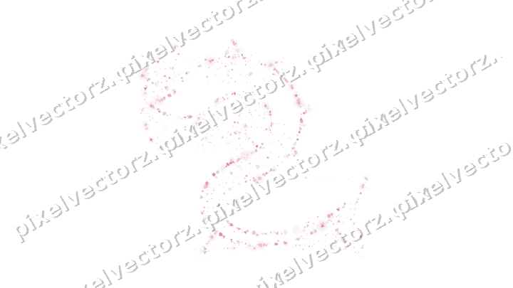 Seamless glitter dragon in pale pink on a transparent background