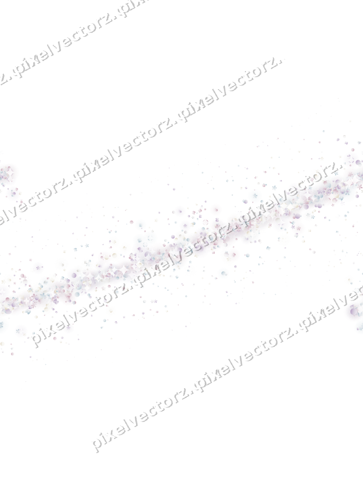 Seamless glitter arc in pale pink on a transparent background