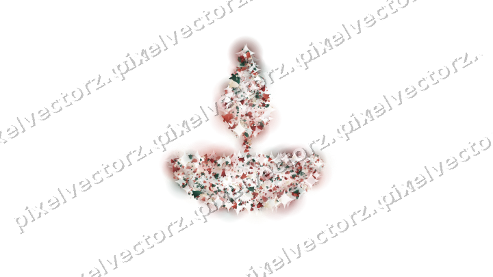 Seamless glitter diya lamp of bells on a transparent background