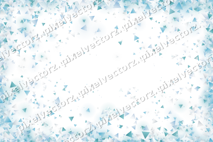 Nahtlose Glitzervignette aus Dreiecken auf transparentem Grund