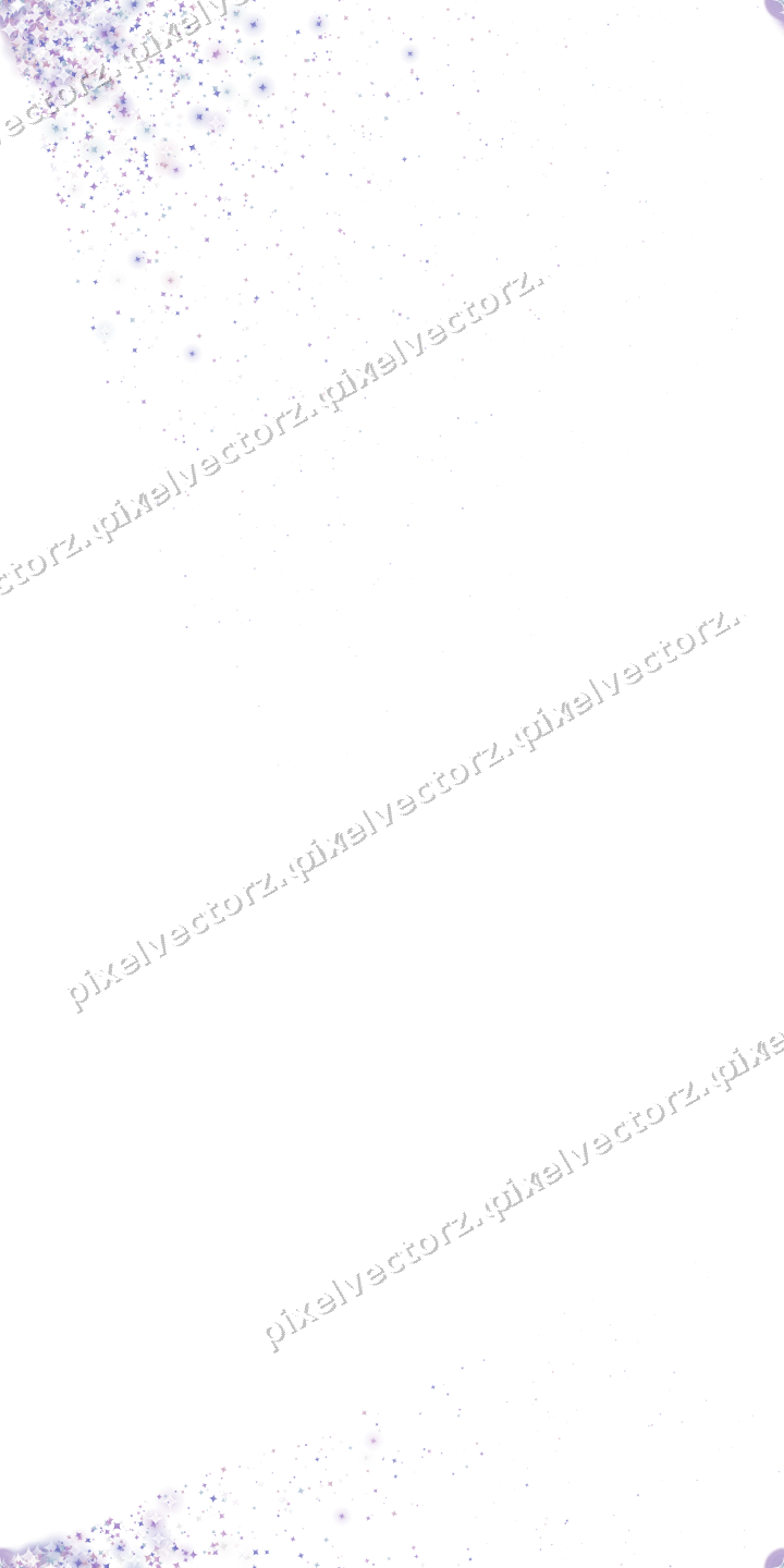 Seamless glitter corner of sparkles on a transparent background