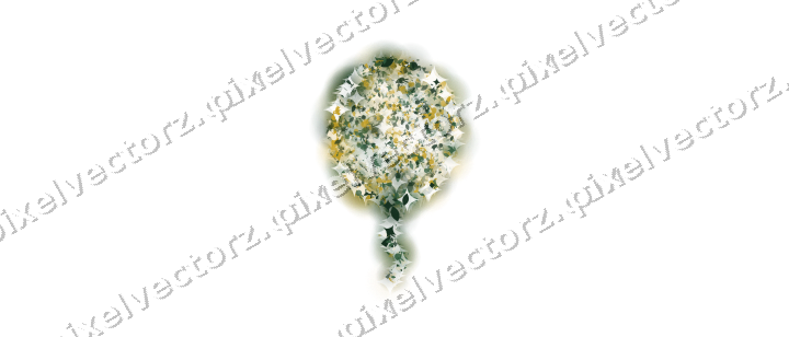 Seamless glitter balloon in dark green on a transparent background