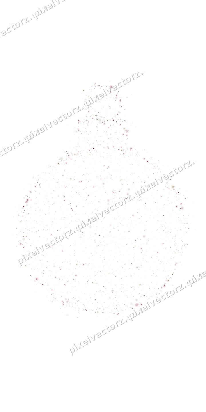 Seamless glitter bauble of baubles on a transparent background