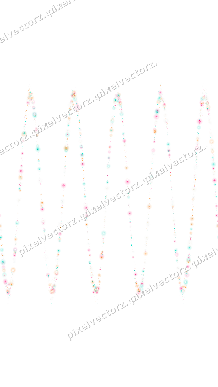 Seamless glitter wave in pink and orange on a transparent background