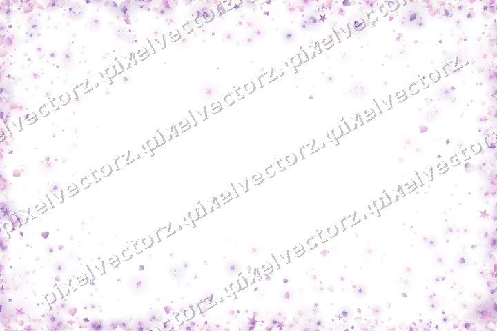 Nahtlose Glitzervignette in Magenta auf transparentem Grund