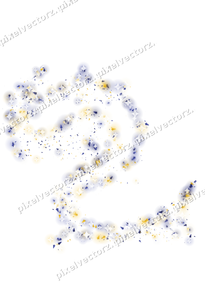 Seamless glitter dragon of christmas trees on a transparent background