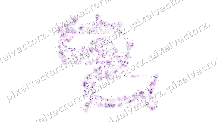 Seamless glitter dragon of crescents on a transparent background